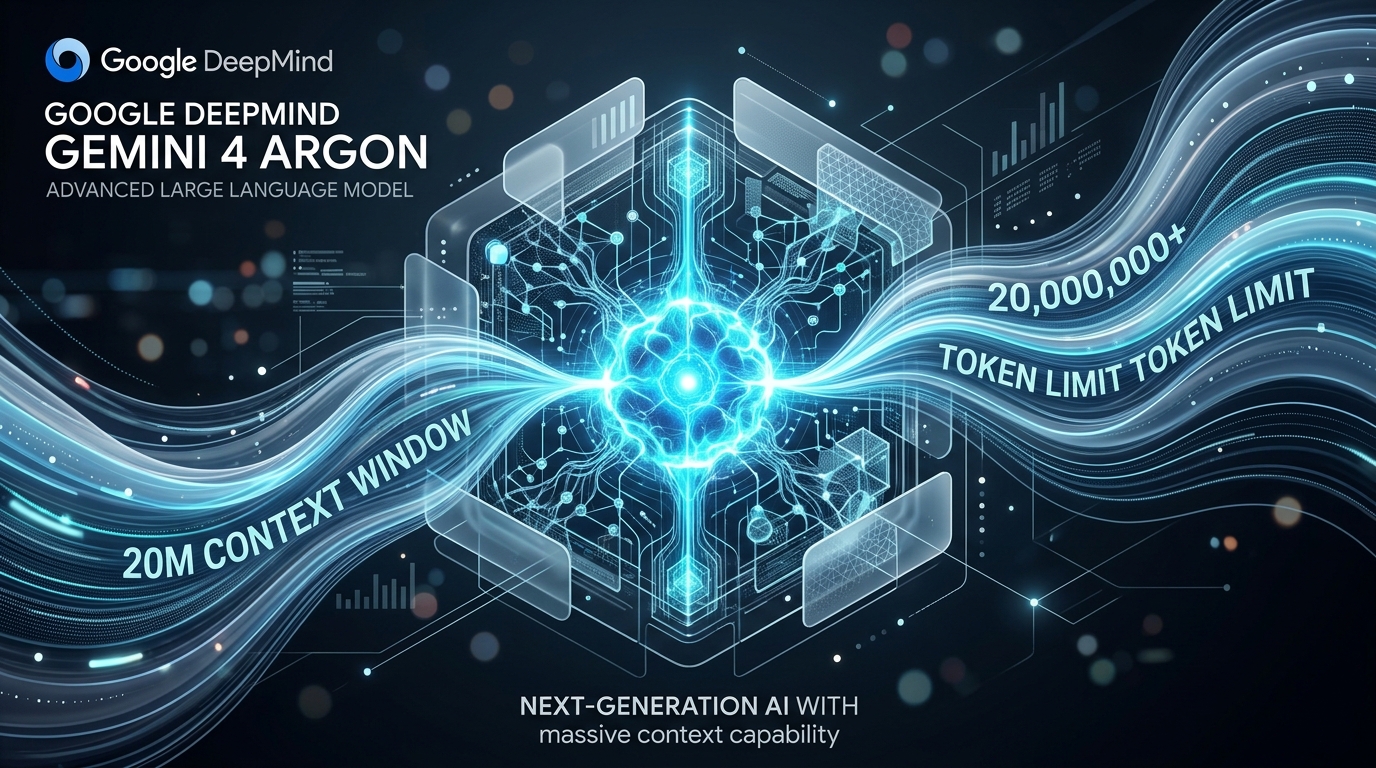 Google DeepMind Gemini 4 Argon 架构视觉